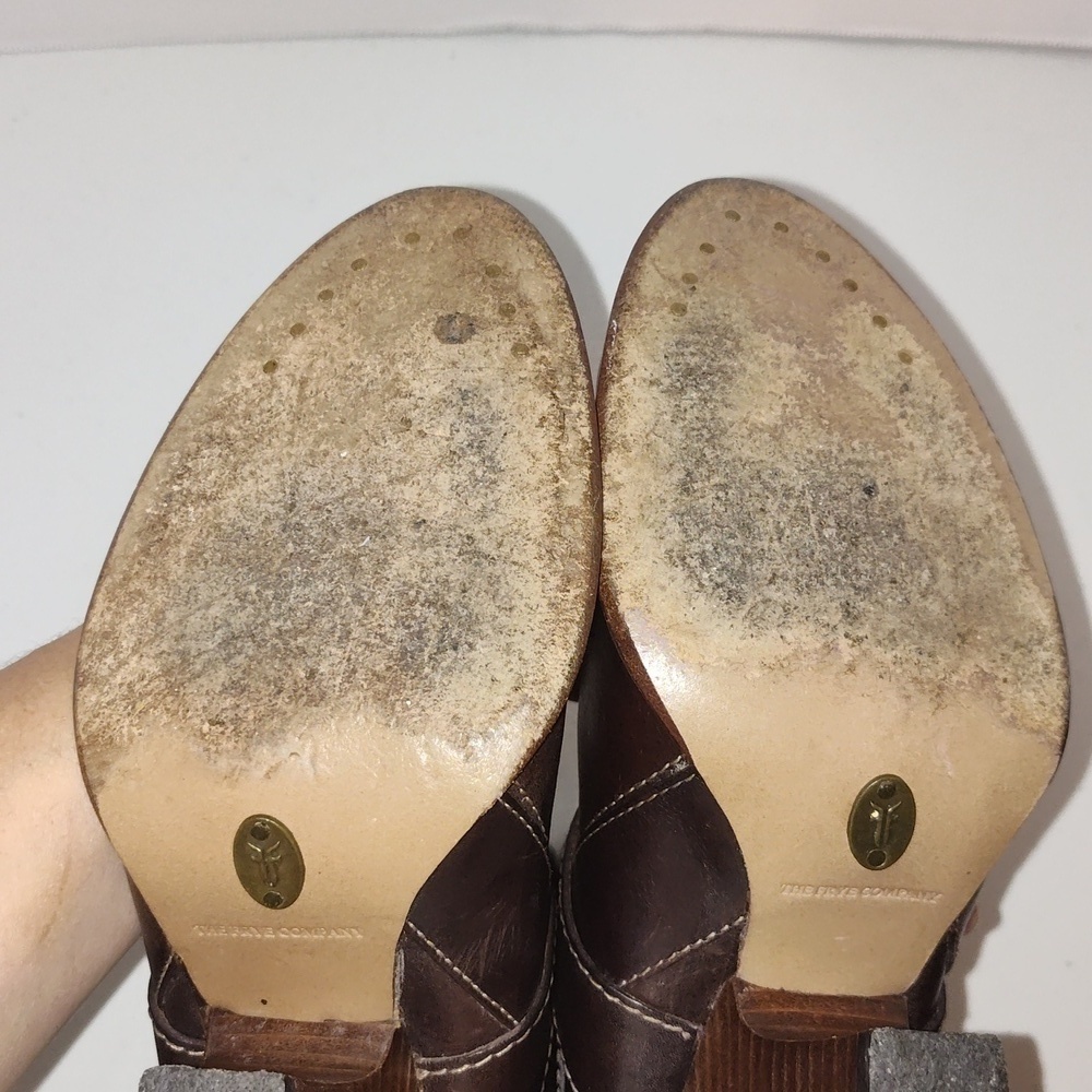 FRYE Andrea Harness Heeled Western Boots size 9 - Picture 9 of 12